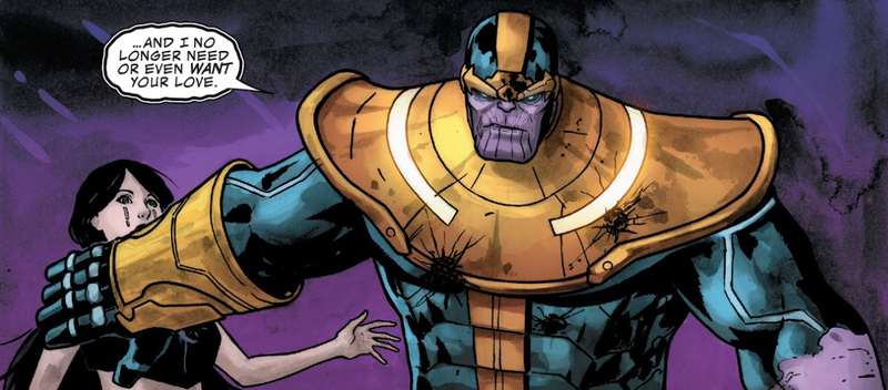 Thanos rejecting Death.